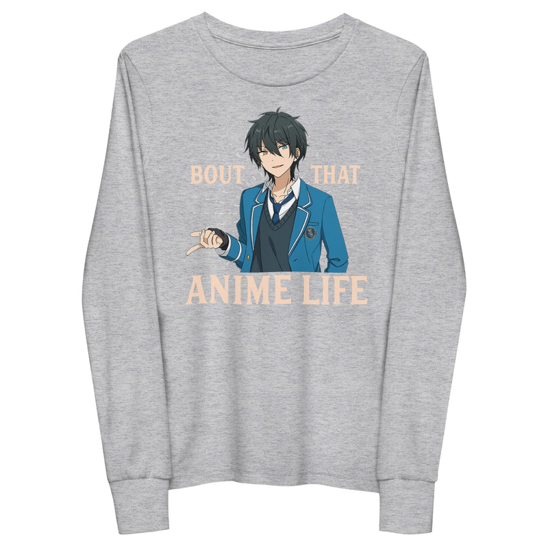 Bout that Anime Life Youth Long Sleeve Tee