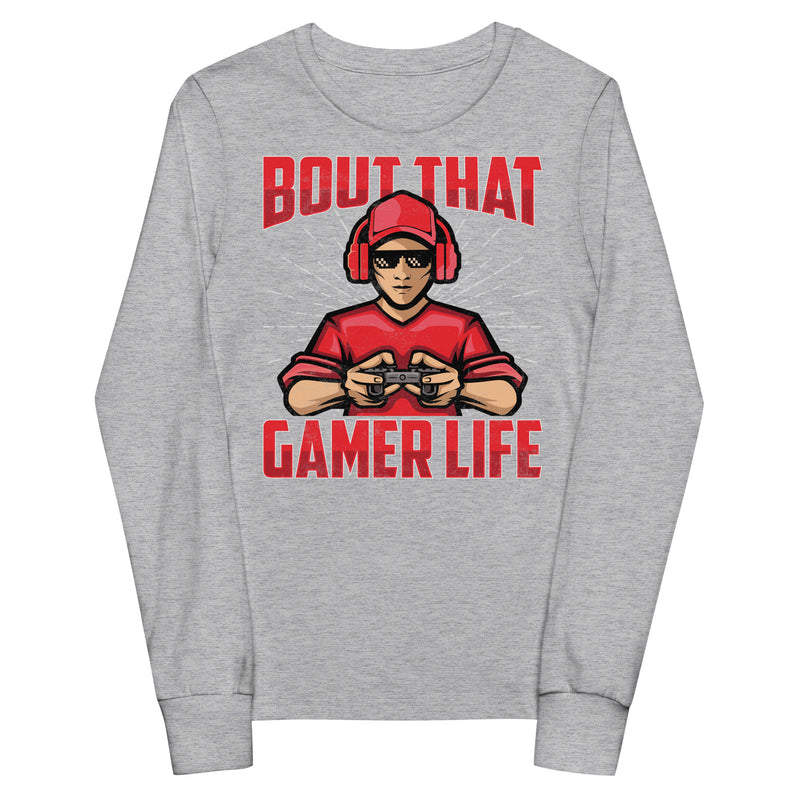 Bout Gamer Life Youth Long Sleeve Tee