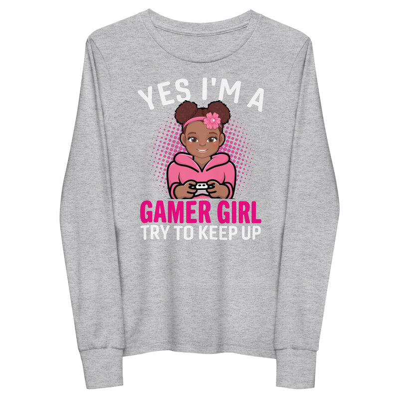 Gamer Girl Youth Long Sleeve Tee