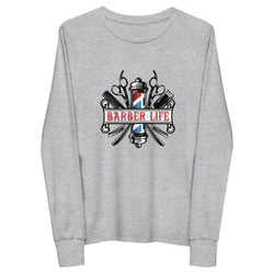 Barber Life Youth Long Sleeve Tee