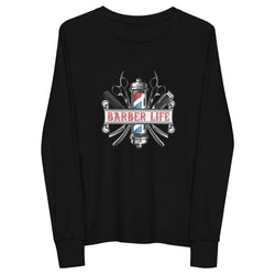 Barber Life Youth Long Sleeve Tee