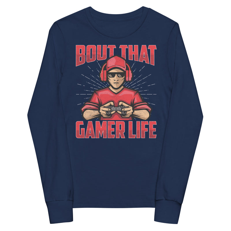 Bout Gamer Life Youth Long Sleeve Tee